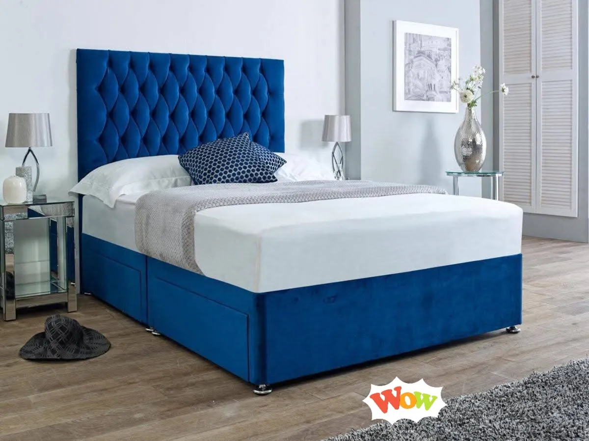 Hilton Divan Bed Fast Delivery
Brand new beds with - Image 4
