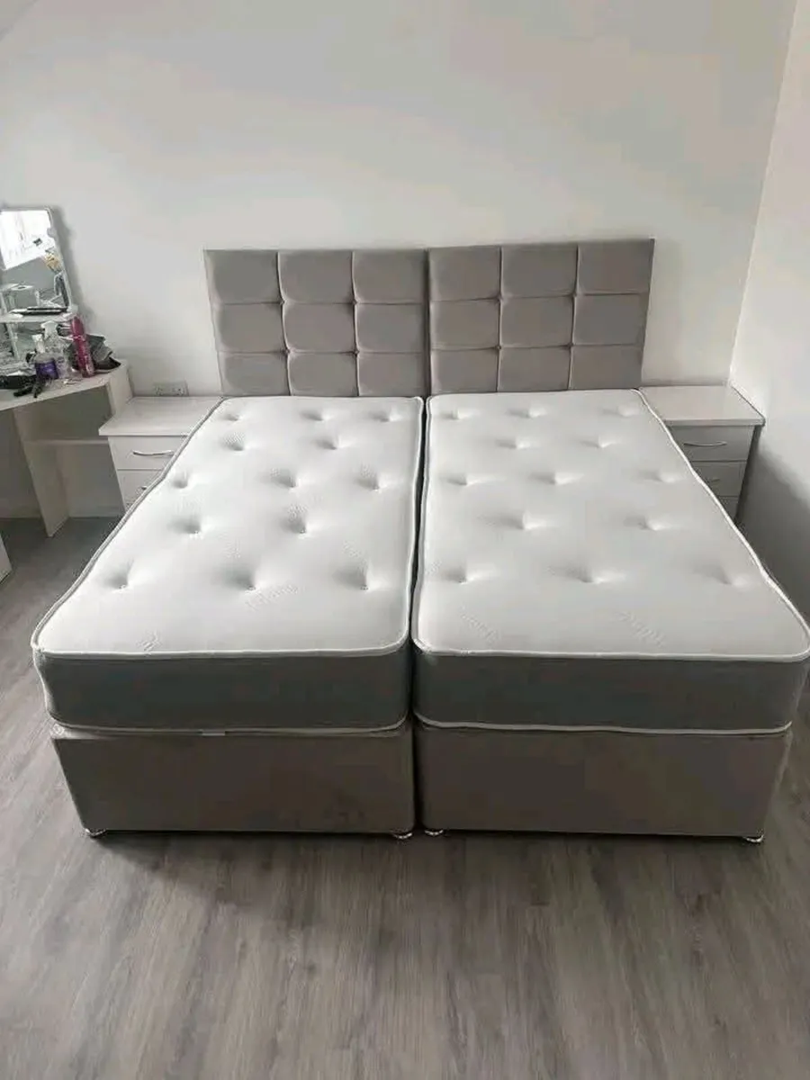Modern Hilton Divan Bed Deal
Brand new beds with o - Image 1
