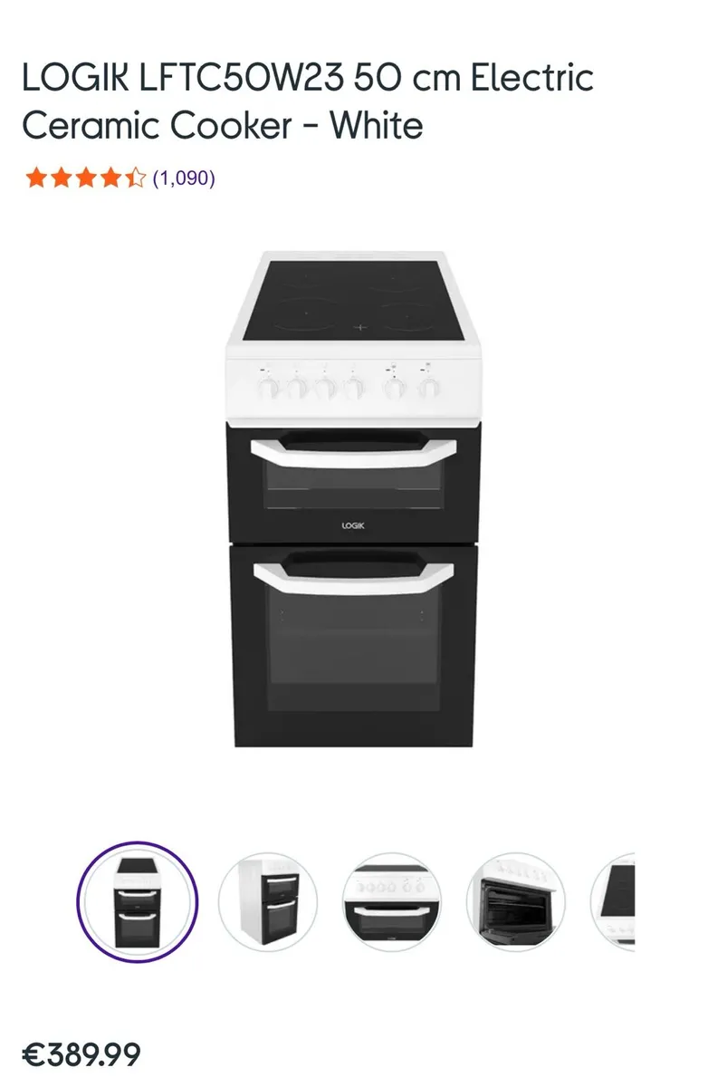 Logik Electric Cooker - Image 1