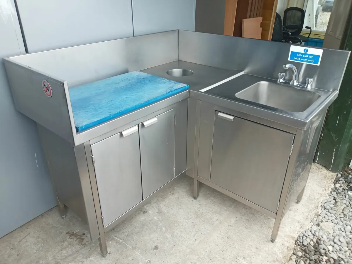 Delivery - Stainless Steel Sink Corner Unit - Image 3
