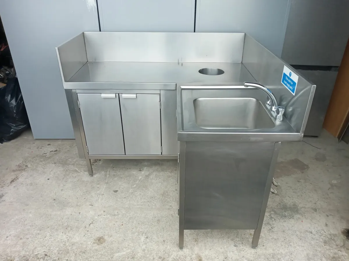 Delivery - Stainless Steel Sink Corner Unit - Image 4