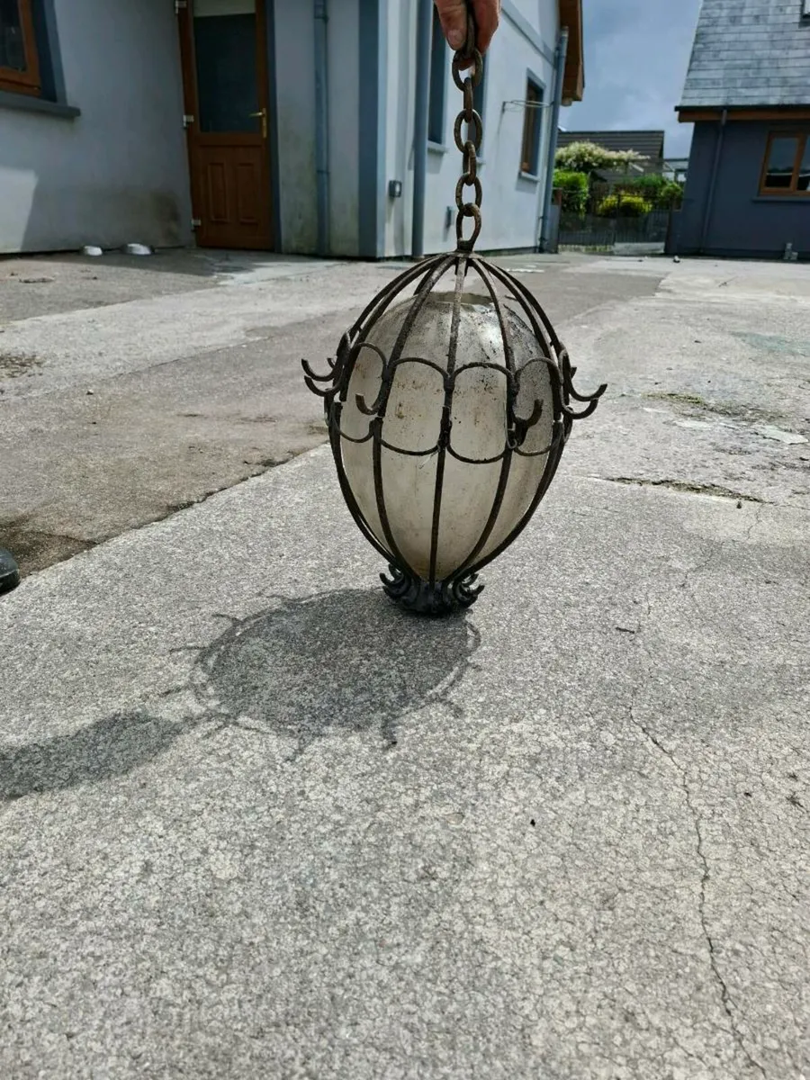 Antique pendant light - Image 2