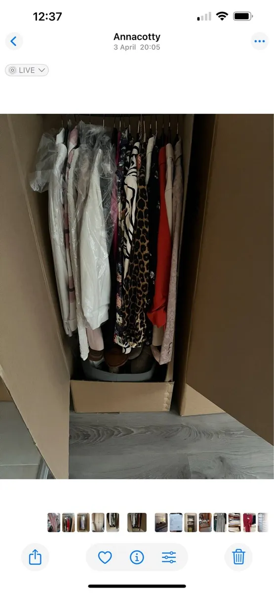 Very strong  sturdy cardboard wardrobes - Image 1