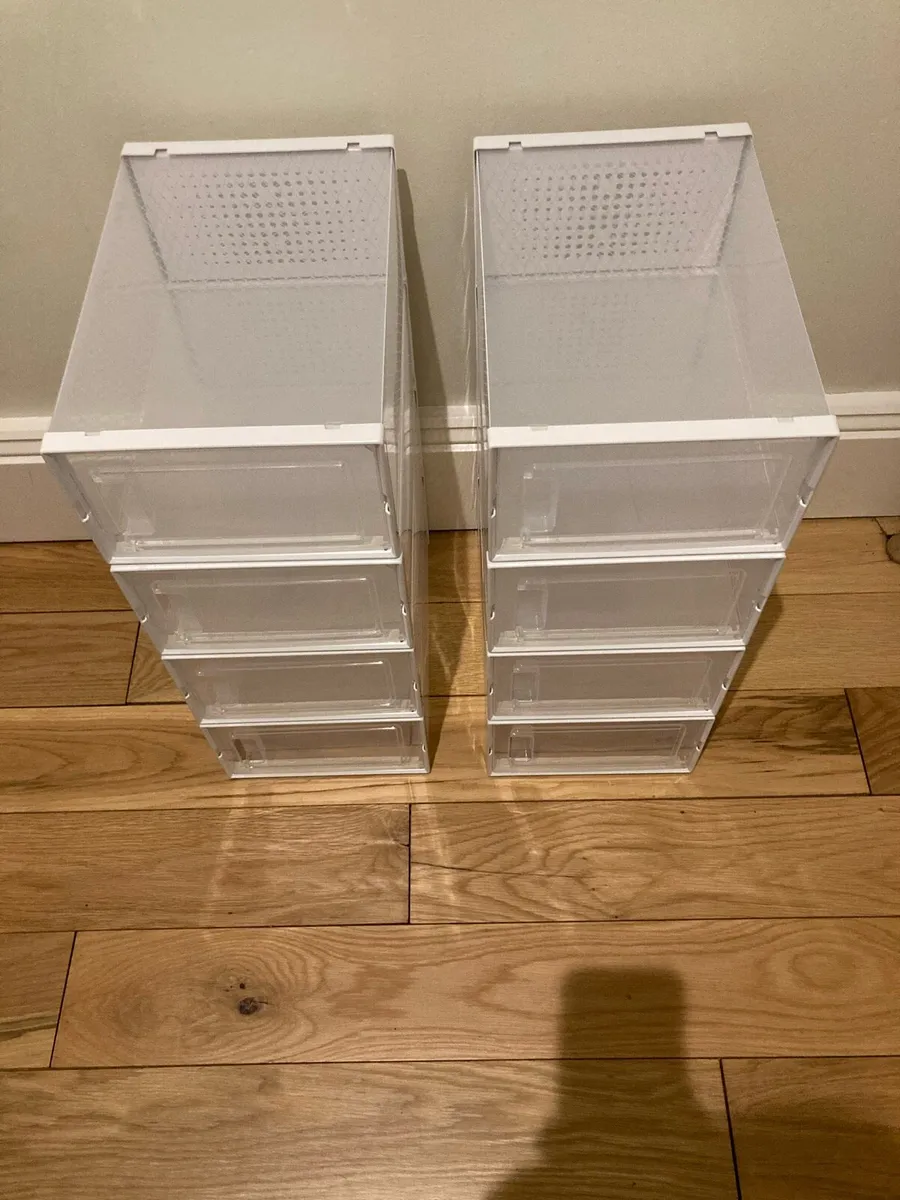 Shoe storage boxes - stackable - Image 3