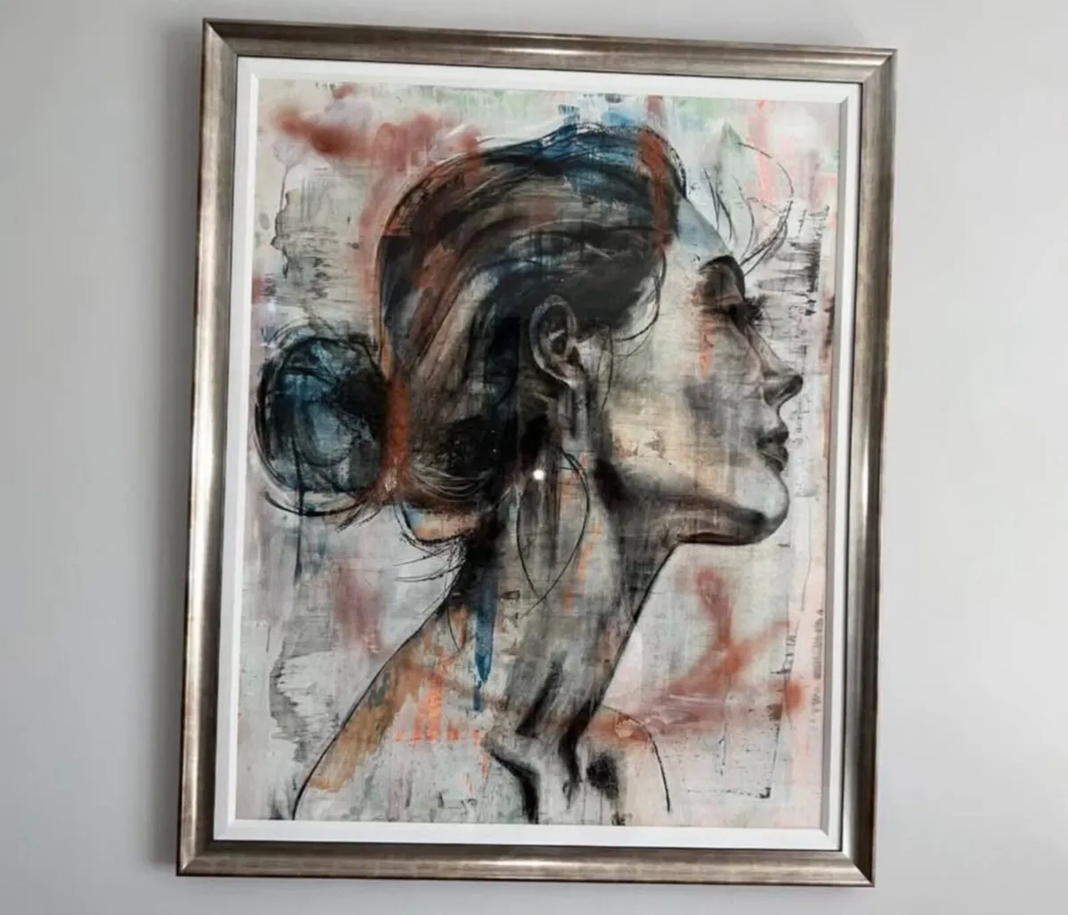 Kate Whiteman ORIGINAL framed piece - Image 1