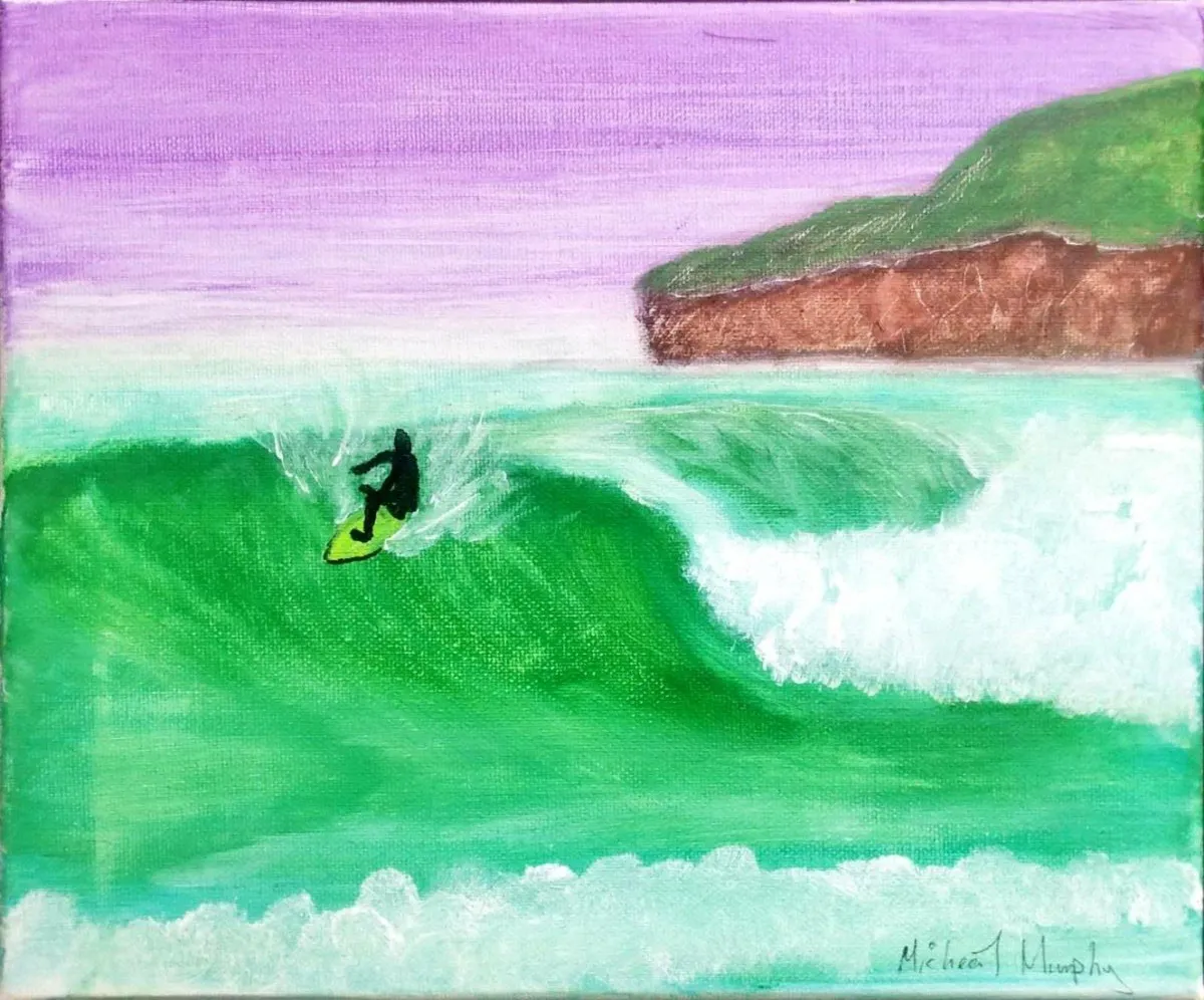Painting - surfing
