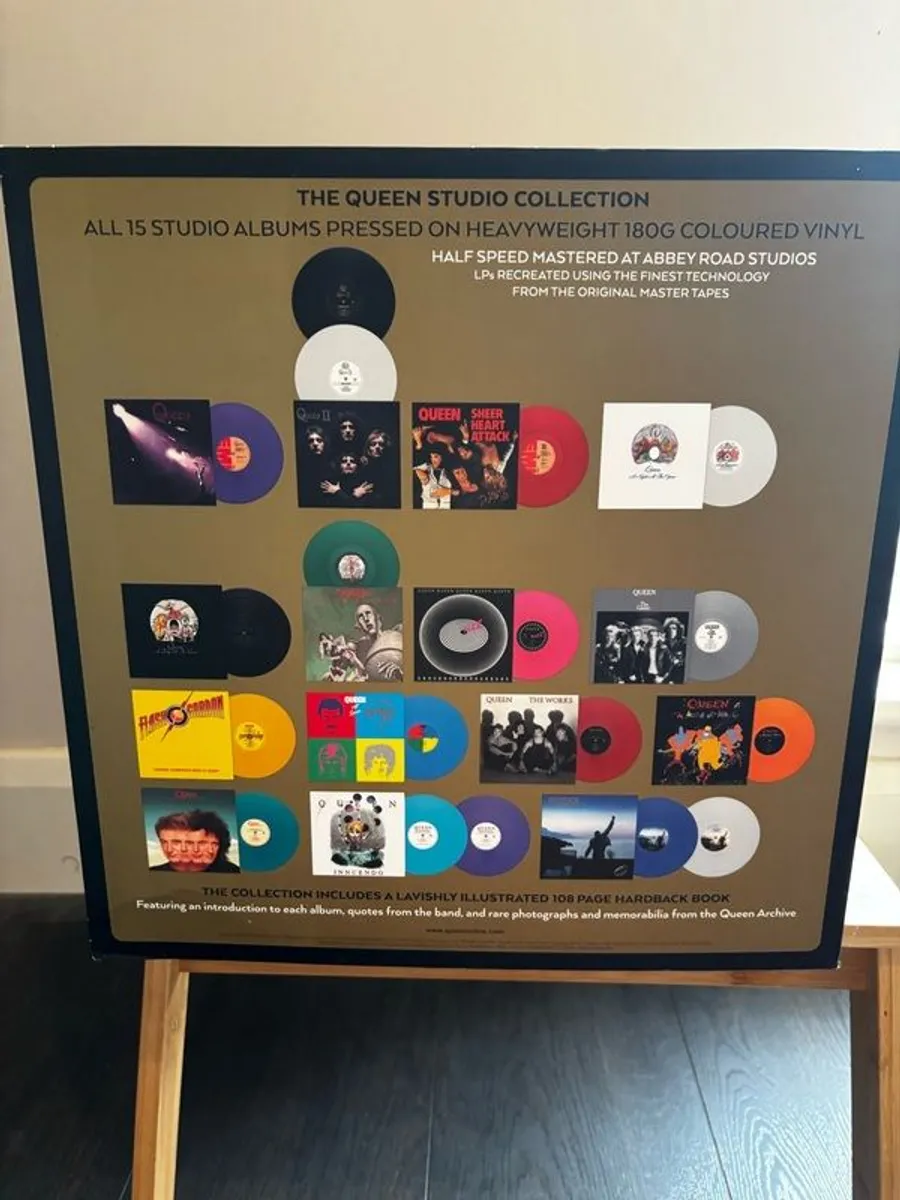 Queen The Studio Collection LP Vinyl Box Set Coloured Vinyl - Image 4