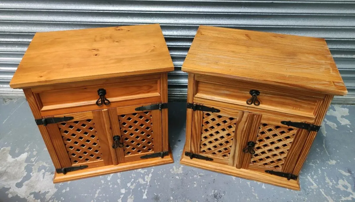 Mexican pine bedroom locker set - Image 2