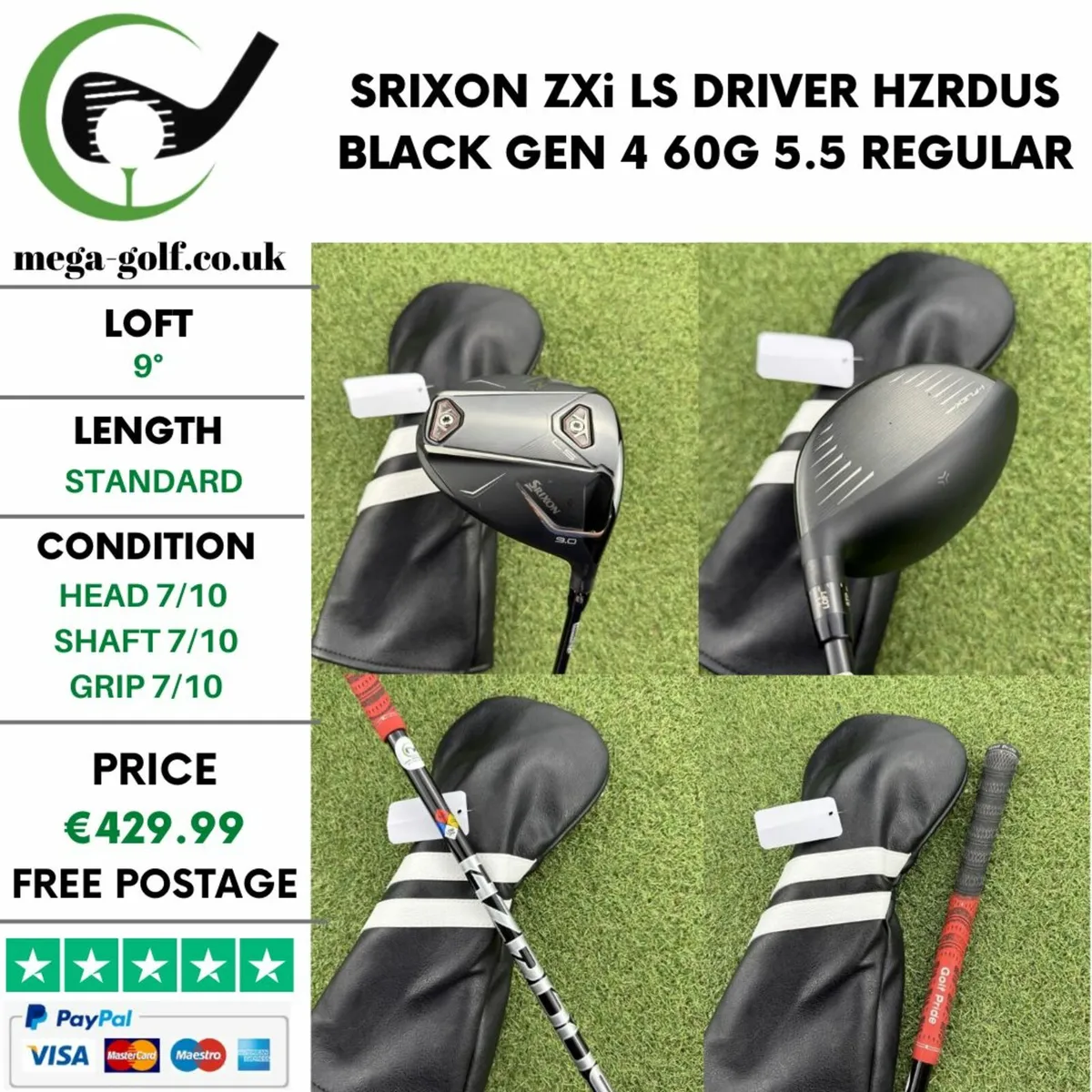 SRIXON ZXi LS DRIVER / 9° / REGULAR - Image 1