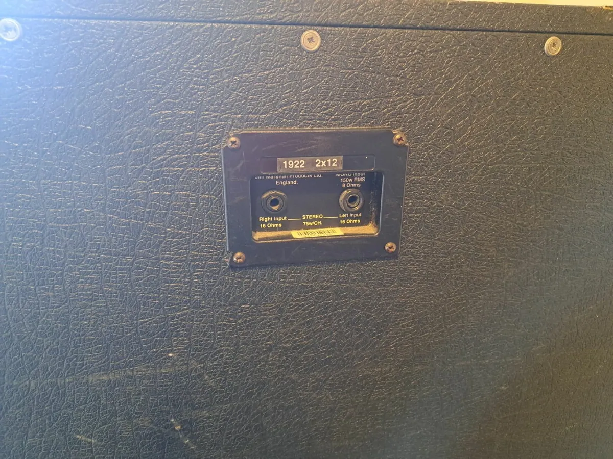 Marshall 1922 2x12 Stereo Cabinet - Image 3