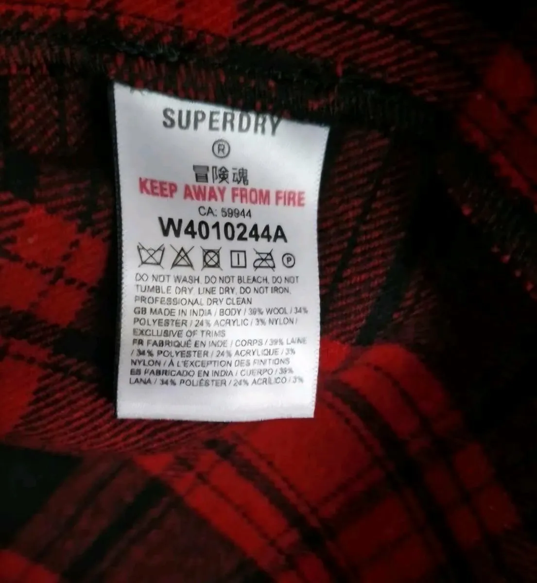 Superdry winter shirt - Image 3