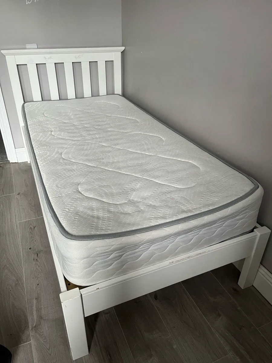 Single Bed and Mattress