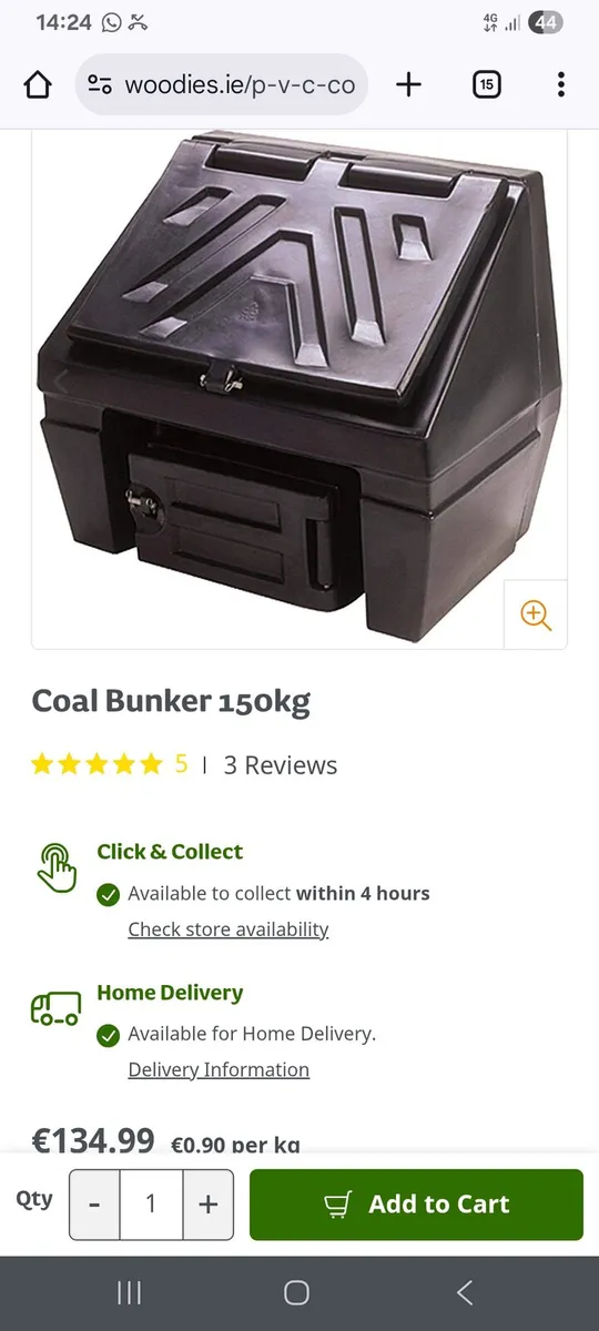 Coal bunker 150kg - Image 3
