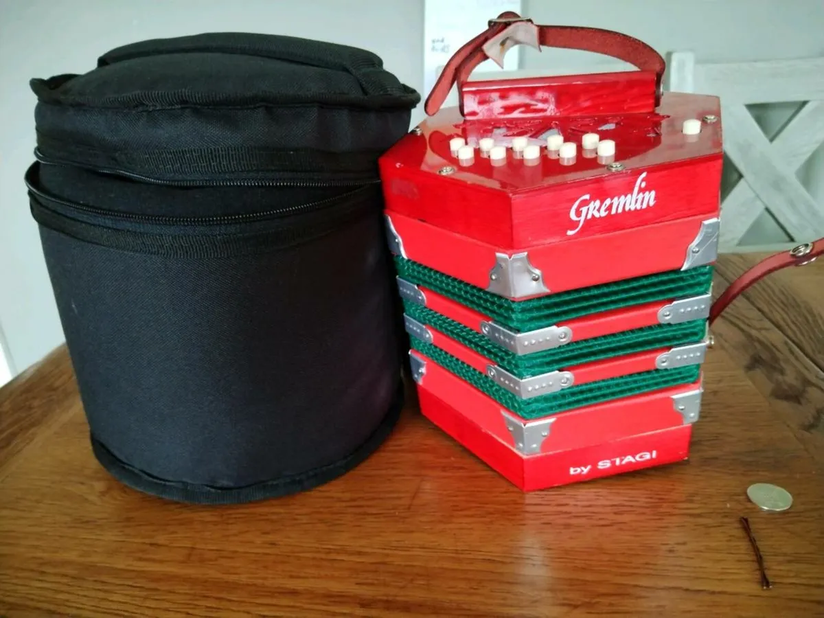 Gremlin by Stagi 21 button Concertina - Image 2