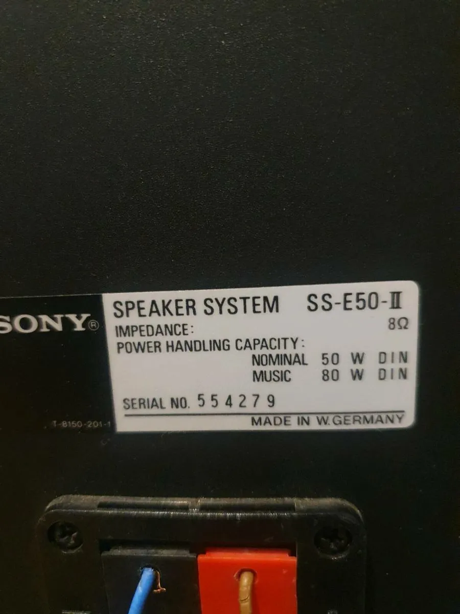 Sony SS - E50 mk2 speakers - Image 4
