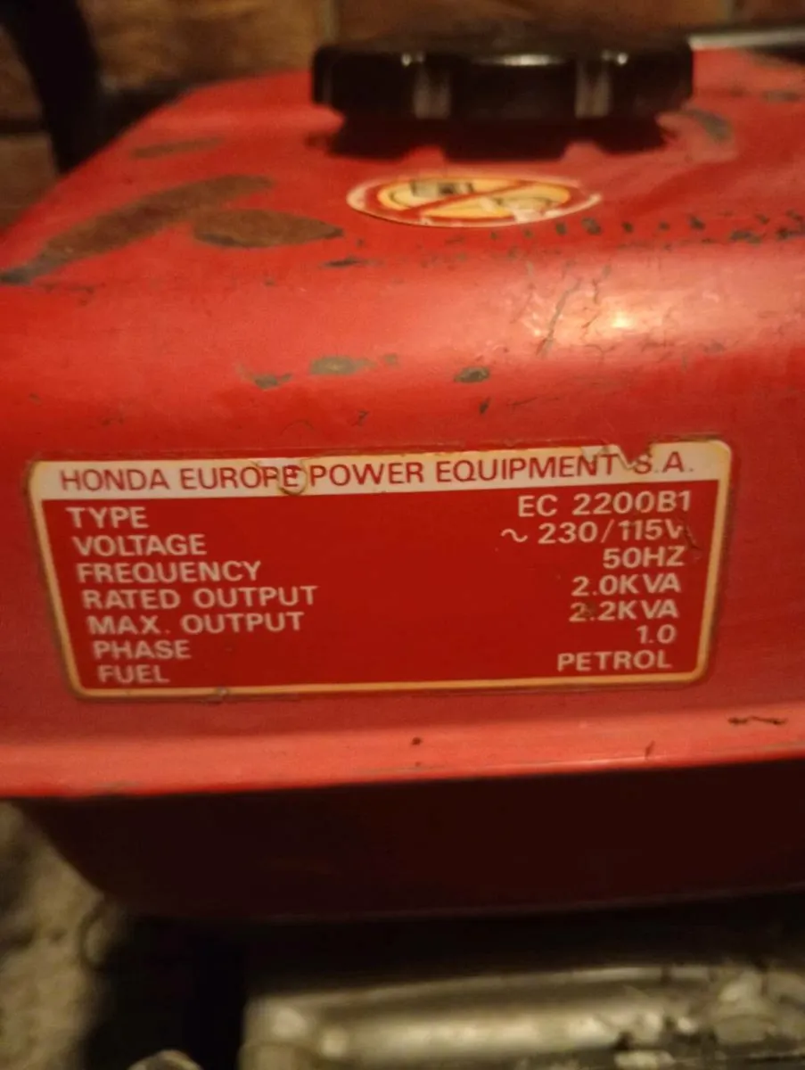 Honda GX160 Generator 5.5hp 2.2kw - Image 4
