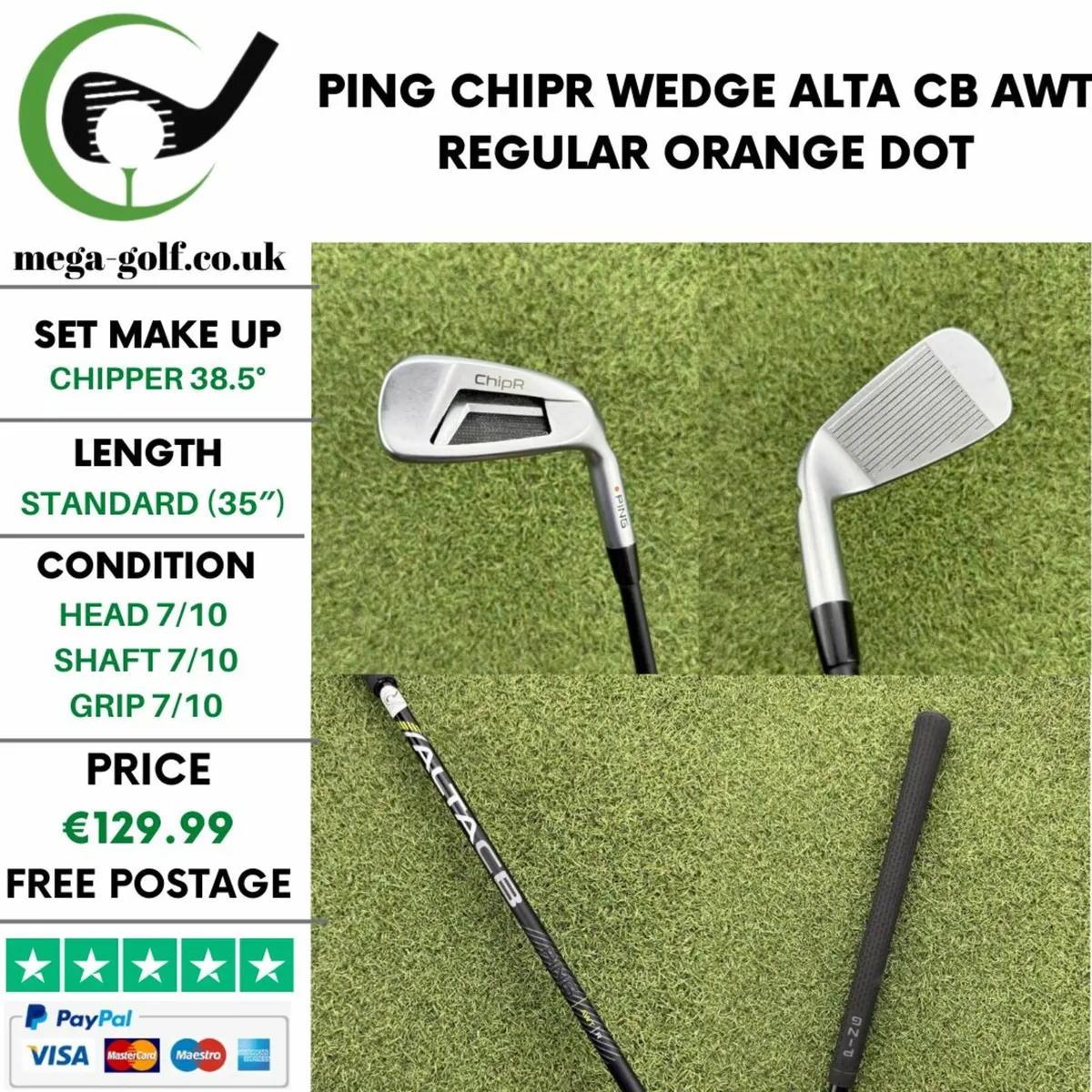 PING CHIPR WEDGE CHIPPER 38.5° / REGULAR - Image 1