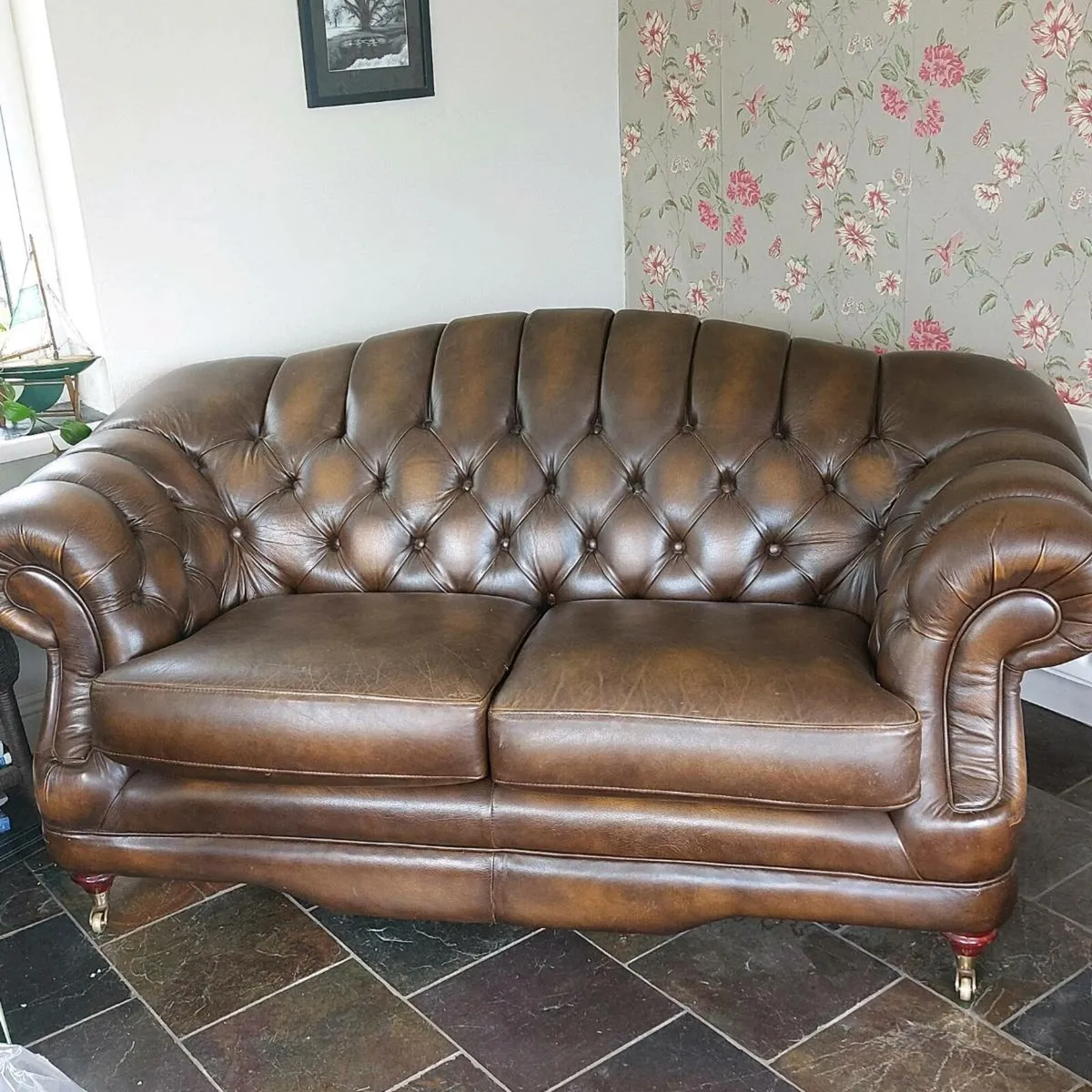 Leather Sofa - Image 1