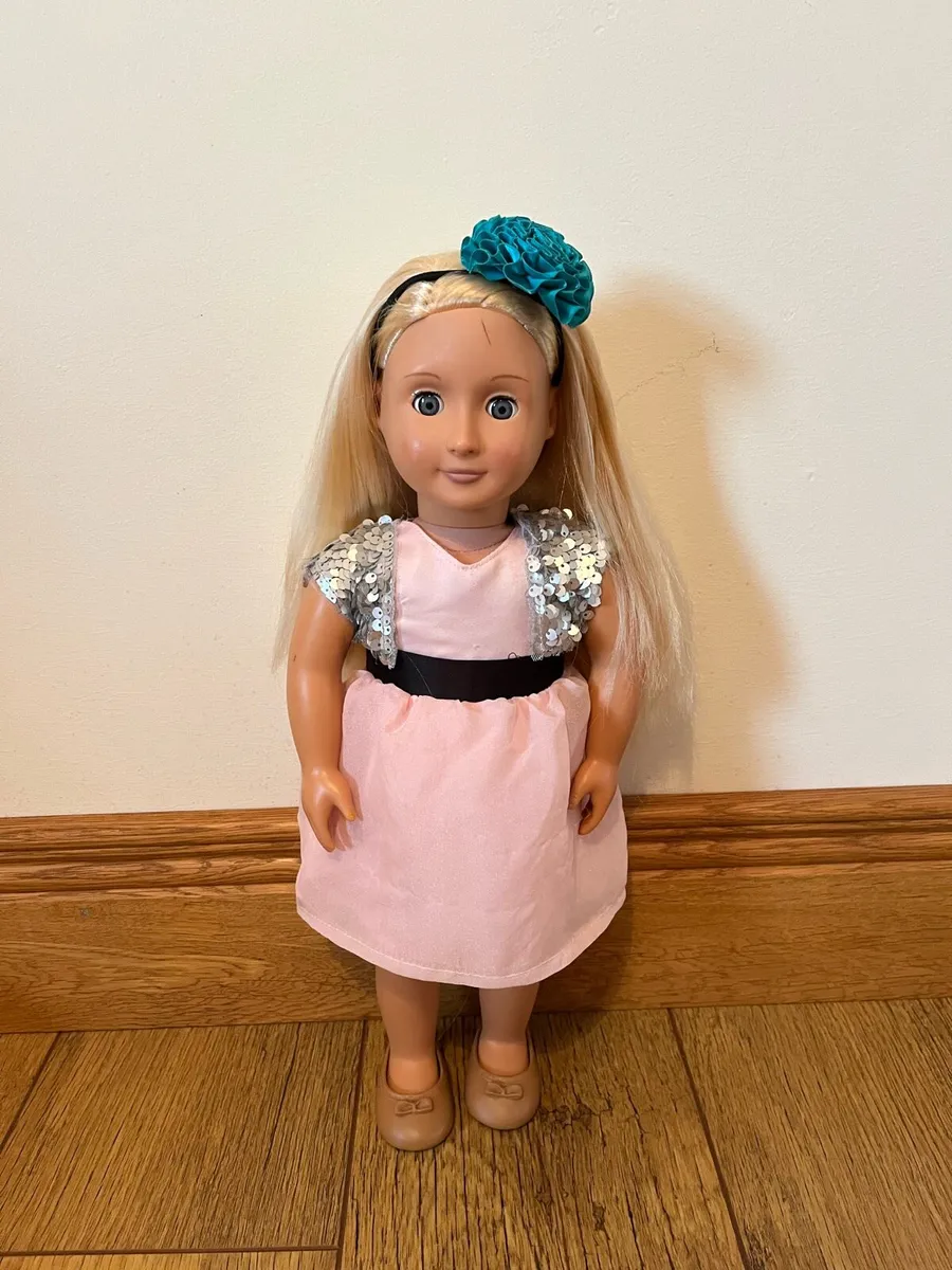 Our Generation Doll with pyjamas - Image 1