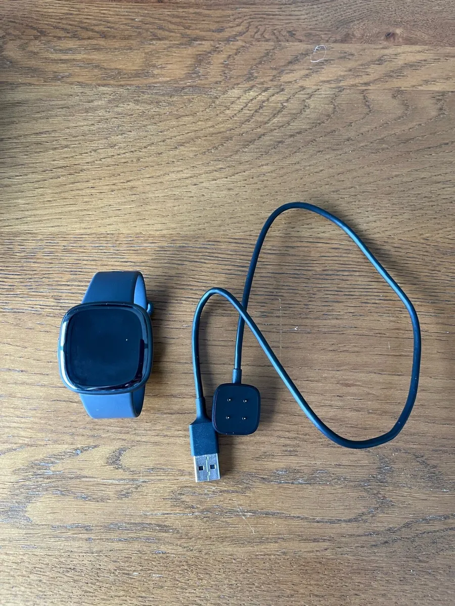 Fitbit Sense 2 Grey strap and Graphite Face - Image 1