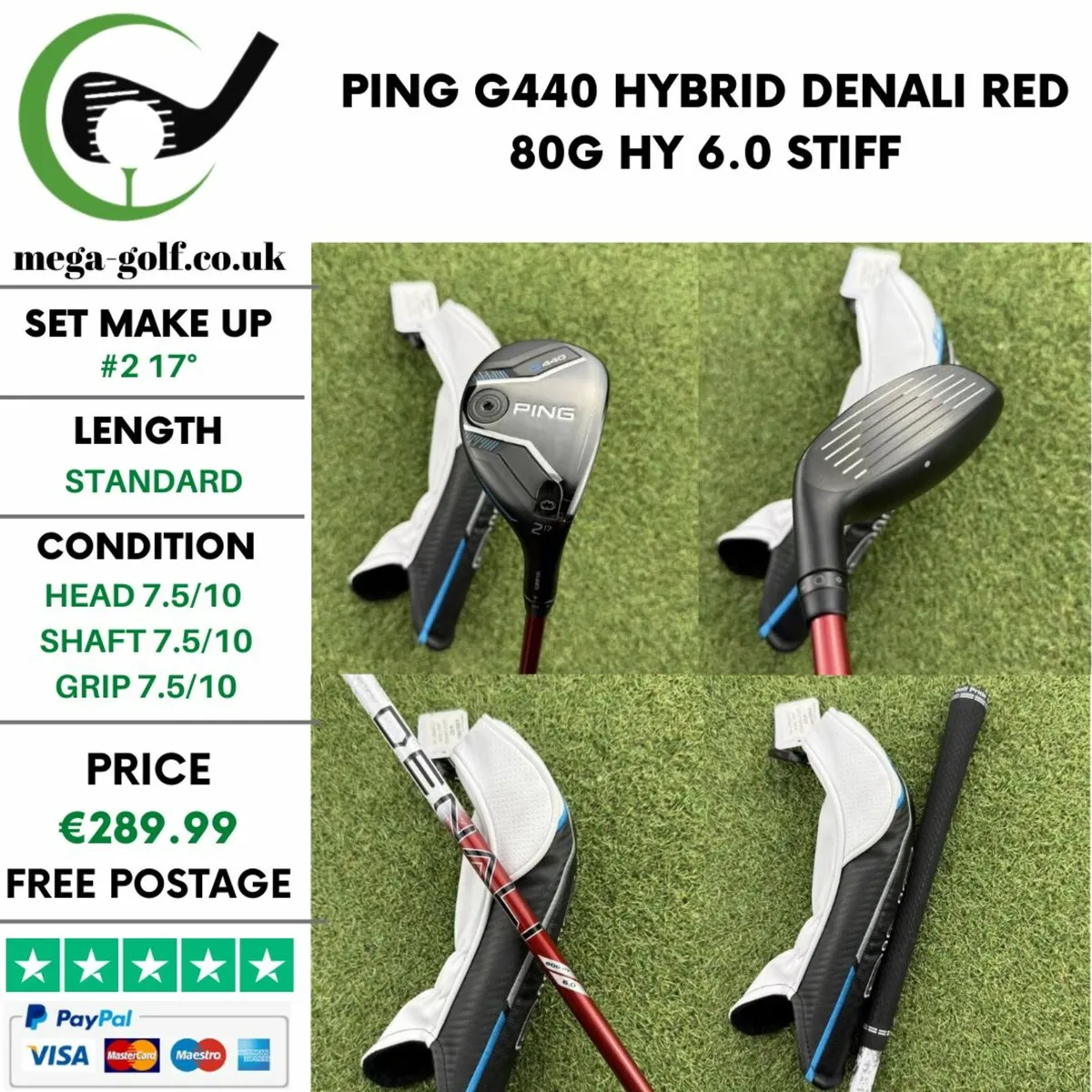 PING G440 HYBRID / #2 17° / STIFF - Image 1