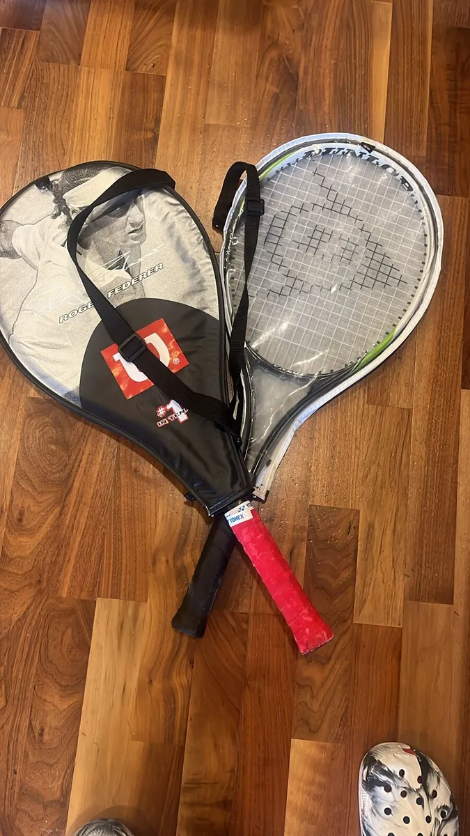 2 tennis rackets