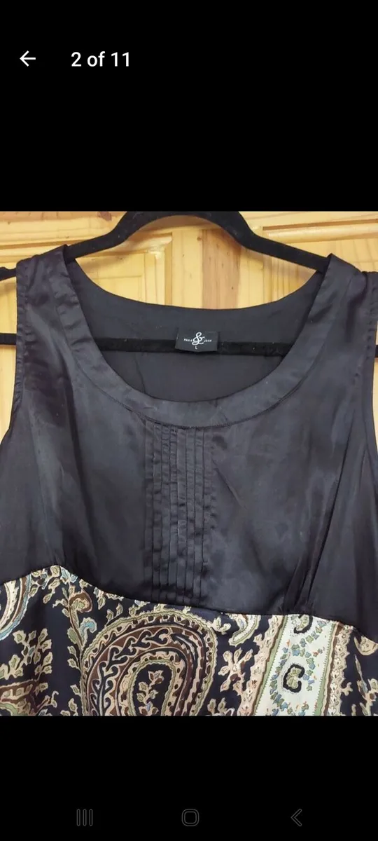 Black paisley dress from Paula and John (free post - Image 2