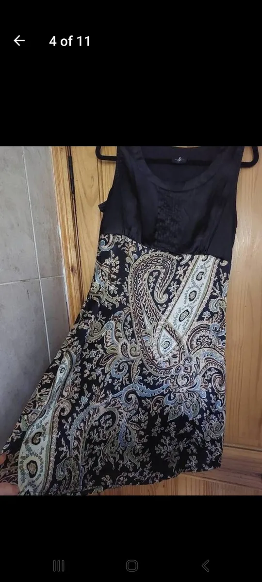Black paisley dress from Paula and John (free post - Image 4