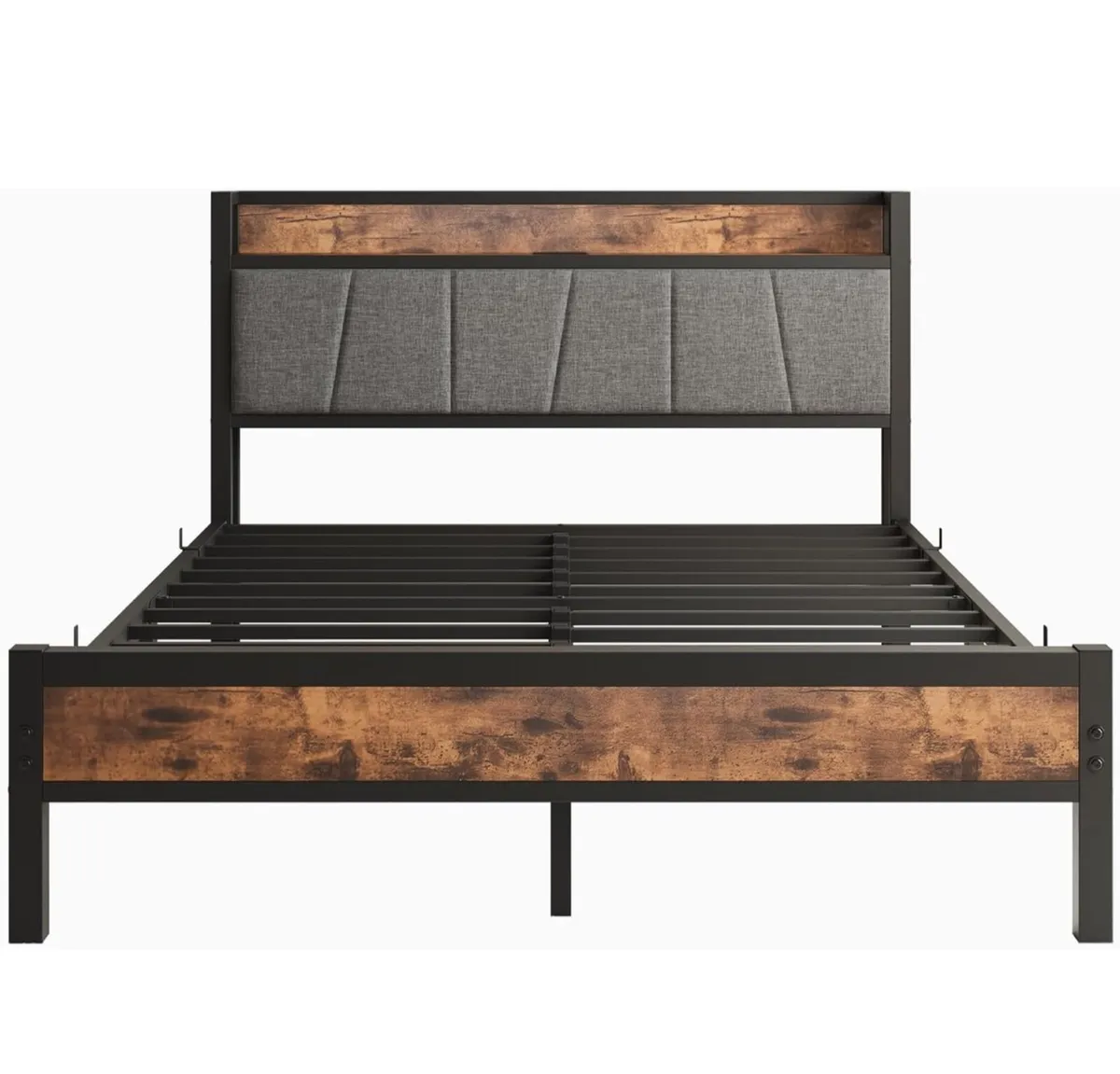 Kingsize Bed Base with Charging Station - Image 2