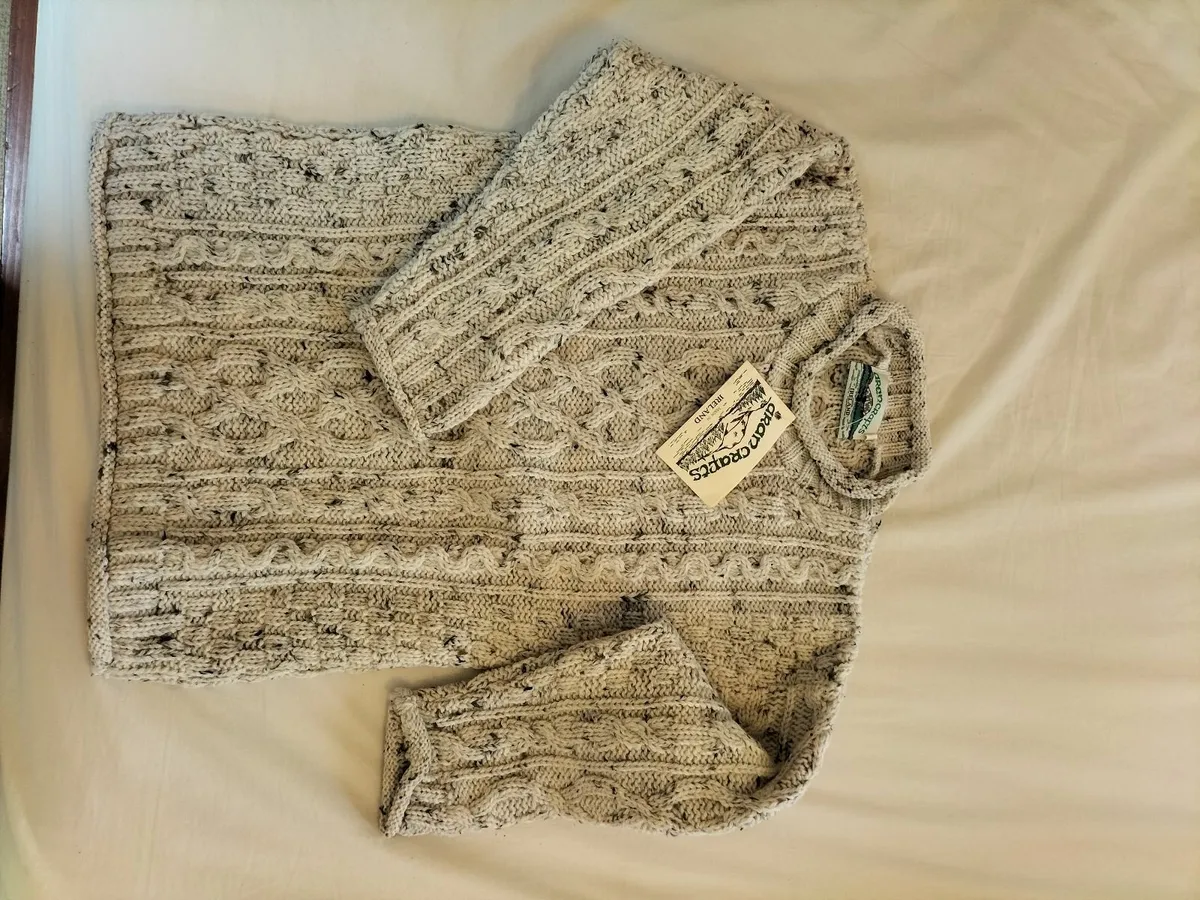 Aran Jumper Sweater - Image 2