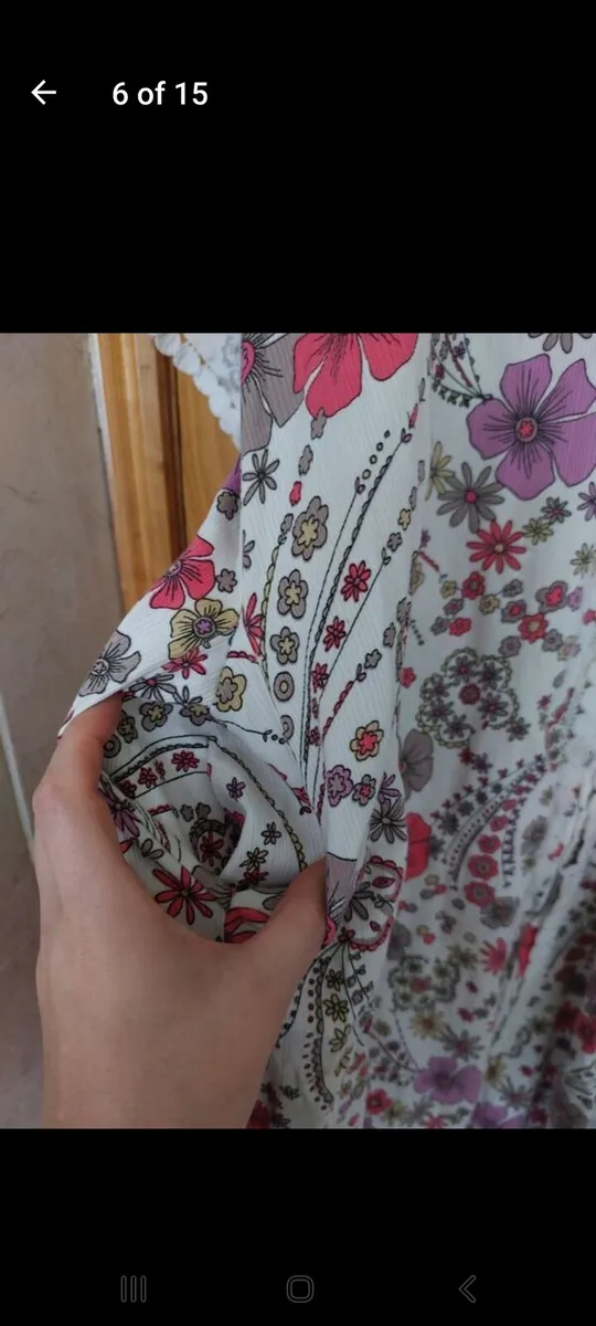 Vintage kimono long dress (free postage) - Image 4