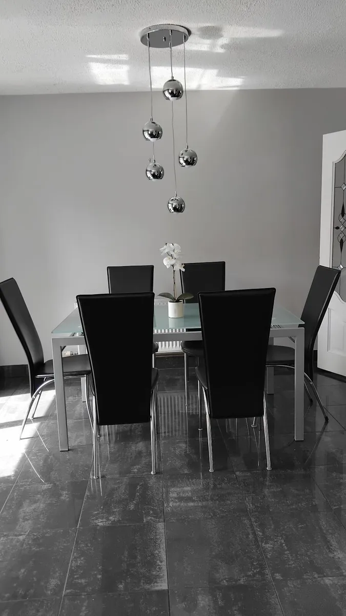 Kitchen Dining Table & Chairs Set - Image 1