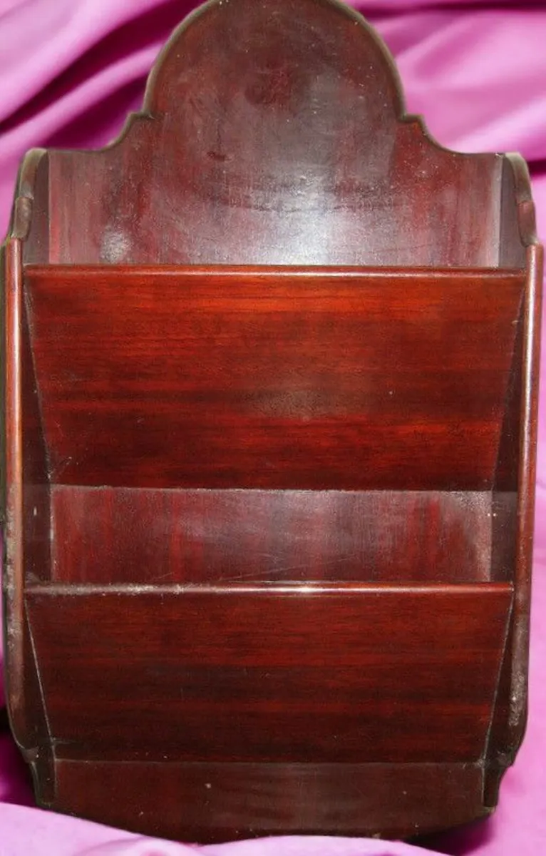 Vintage Wooden Letter Rack - Image 4
