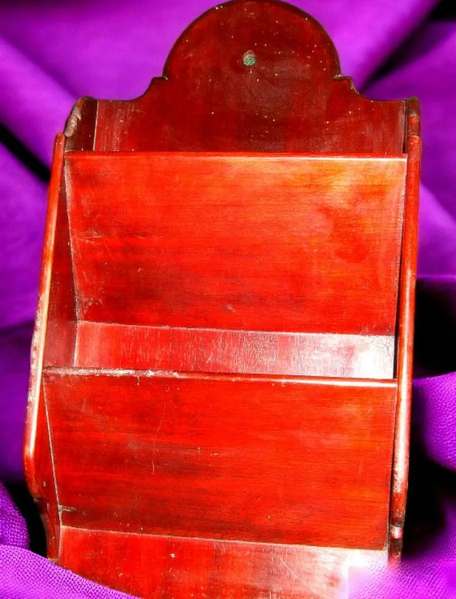 Vintage Wooden Letter Rack - Image 1