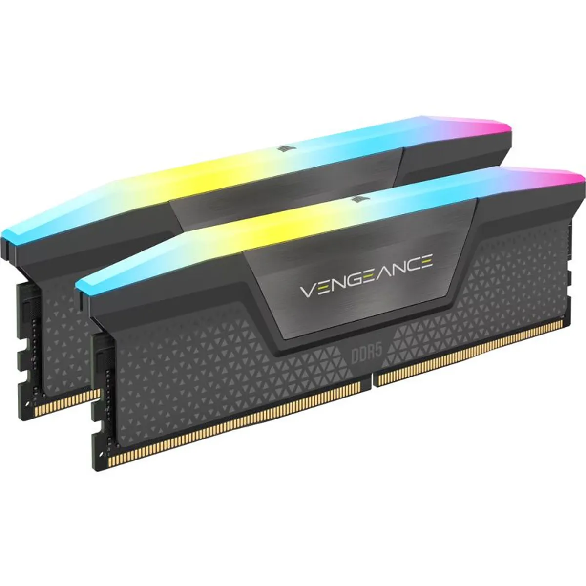 Corsair Vengeance Rgb Expo 32gb (2x16gb) Ddr5 Pc5-48000c30 6000mhz Dual Channel Kit - Black (cmh32gx5m2b6000z30k) - Image 1