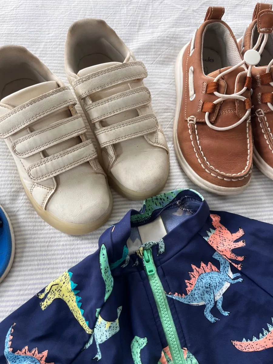 Clark’s Shoes & M&S Sunsuit 3-4 Years - Image 4