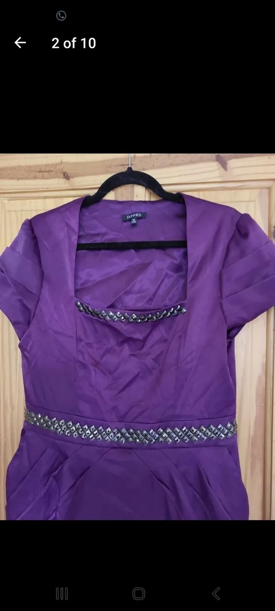 Purple mini dress (free postage) - Image 2