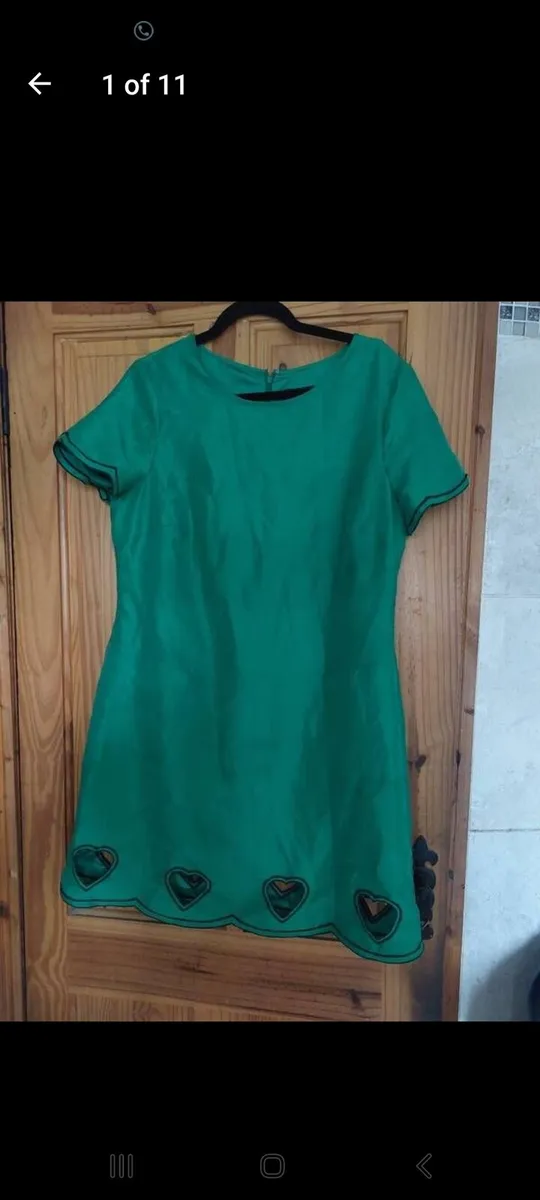 Fearne Cotton green mini dress (free postage) - Image 1