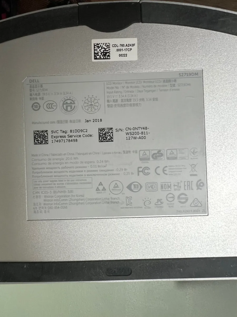 Dell S2719DM Monitor - Image 2