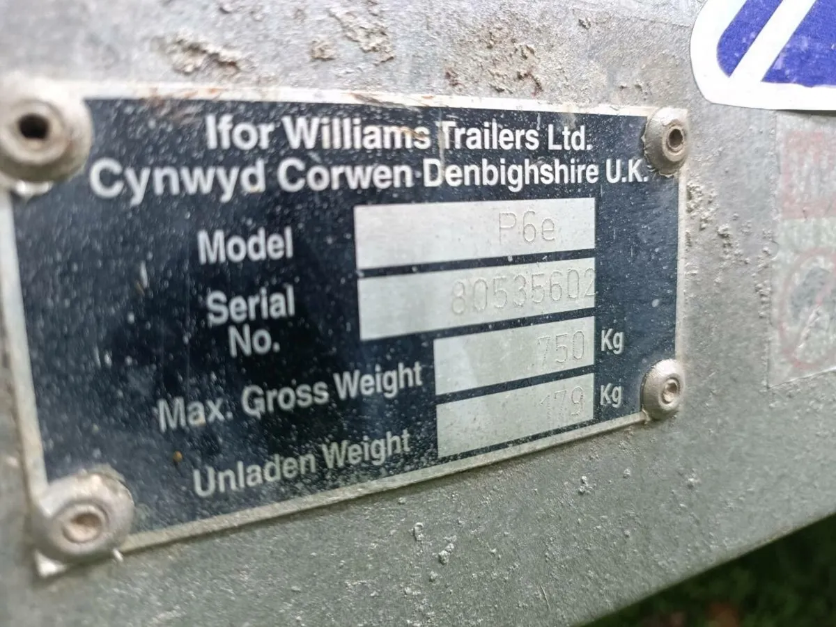 Ifor Williams P6E Trailer - Image 2