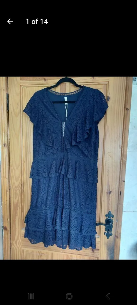 YAS new navy lace dress with tags (free postage) - Image 1