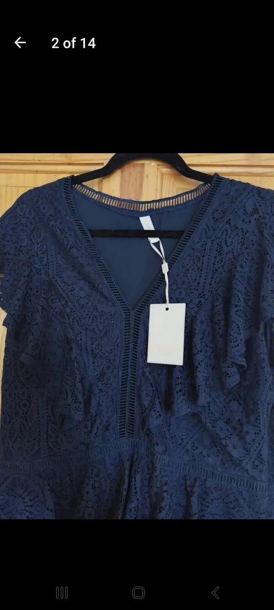 YAS new navy lace dress with tags (free postage) - Image 2