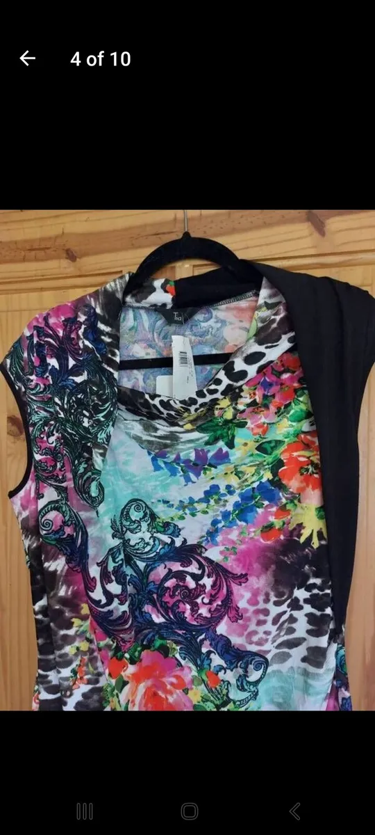 Tia multicoloured dress with tags (free postage) - Image 4