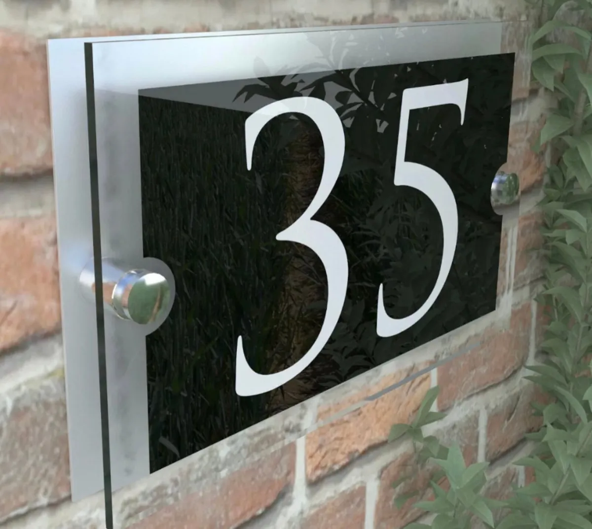 Personalised Anthracite House Sign Plaque - Image 3