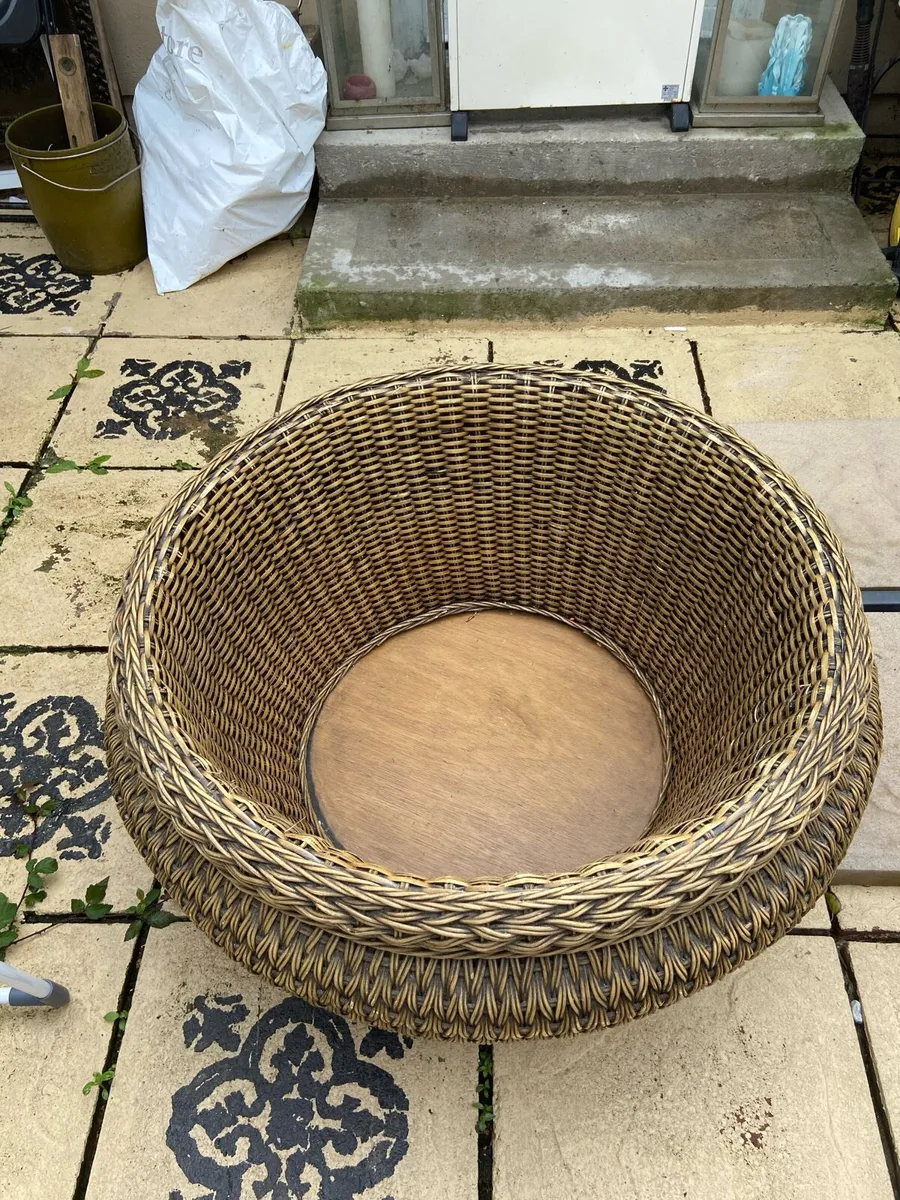Wicker planter large - Image 3