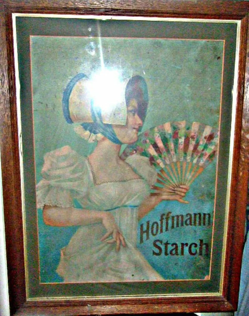 Large Vintage Framed 'Hoffmans' Advertisment - Image 4