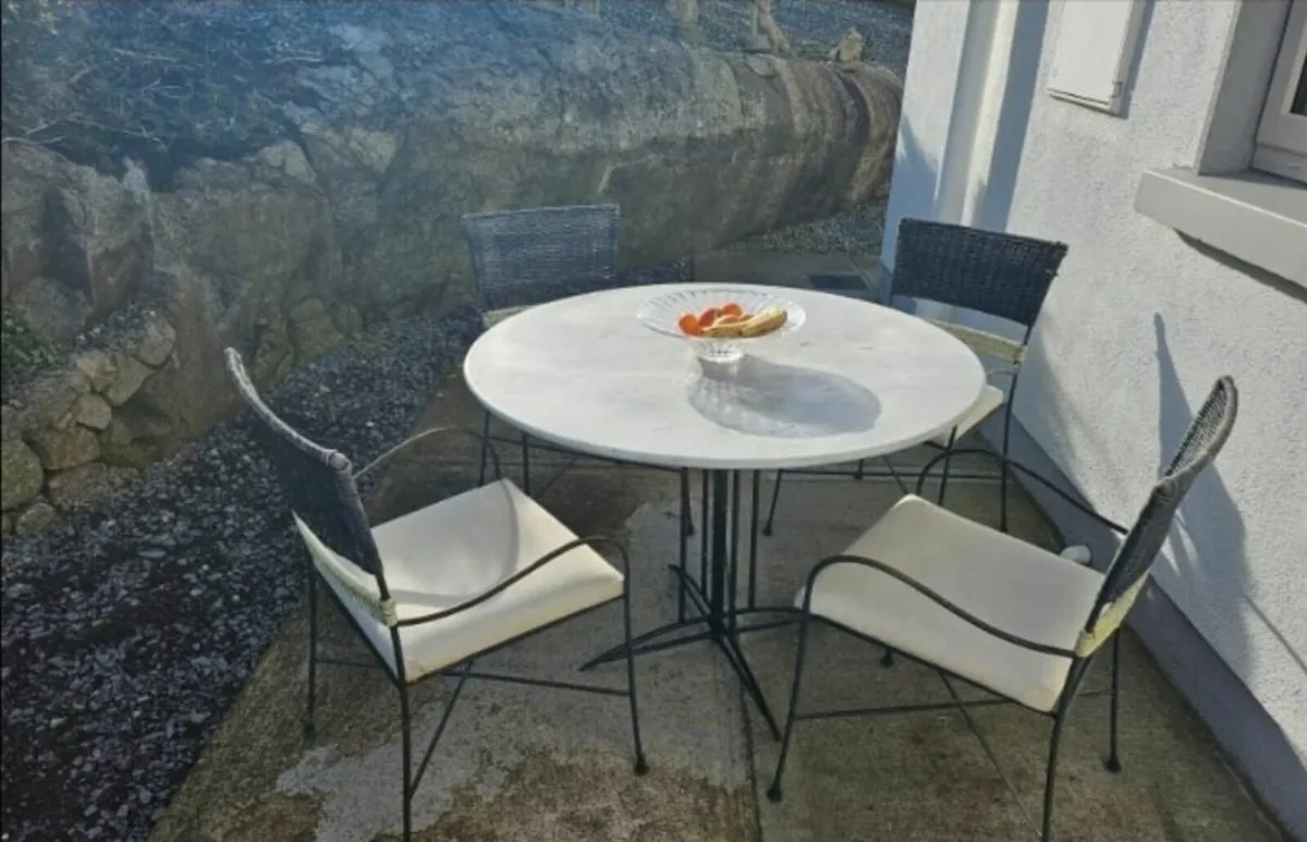 Marble top table