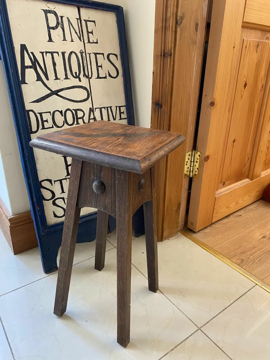 Vintage plant lamp stand - Image 1