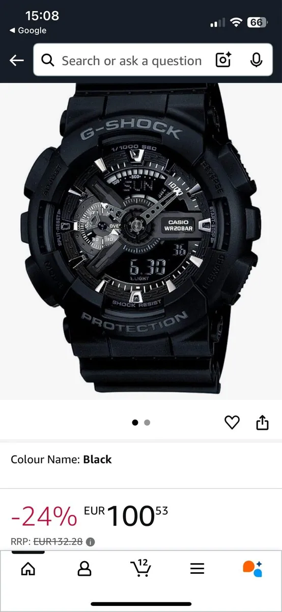 Casio G-Shock Watch GA-110 - Image 3