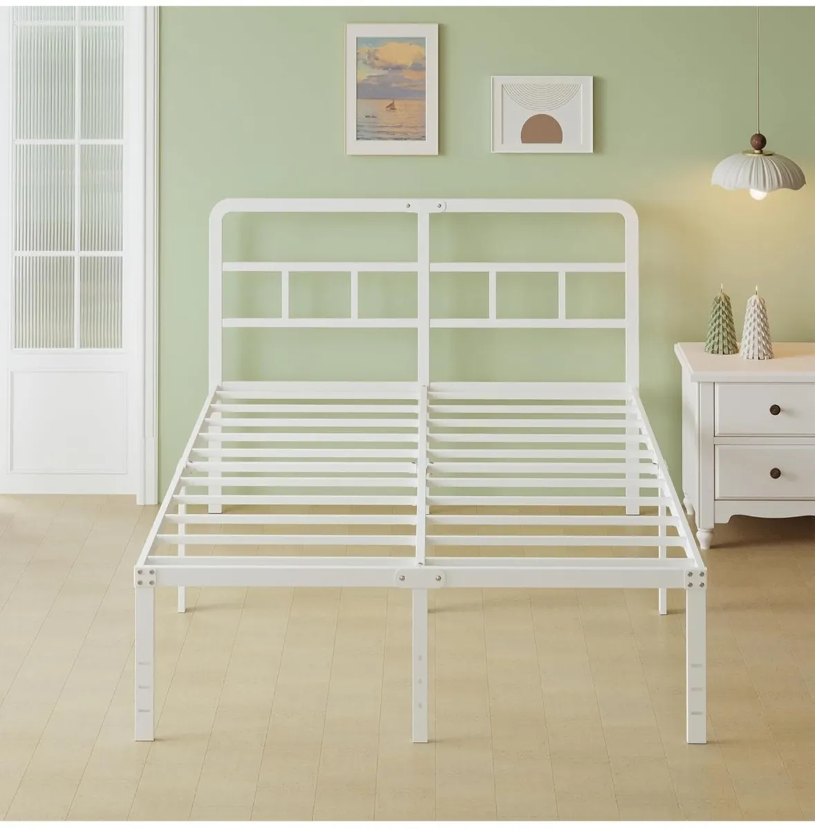 King Size Bed Frame 5ft with Curved Headboard - Image 4